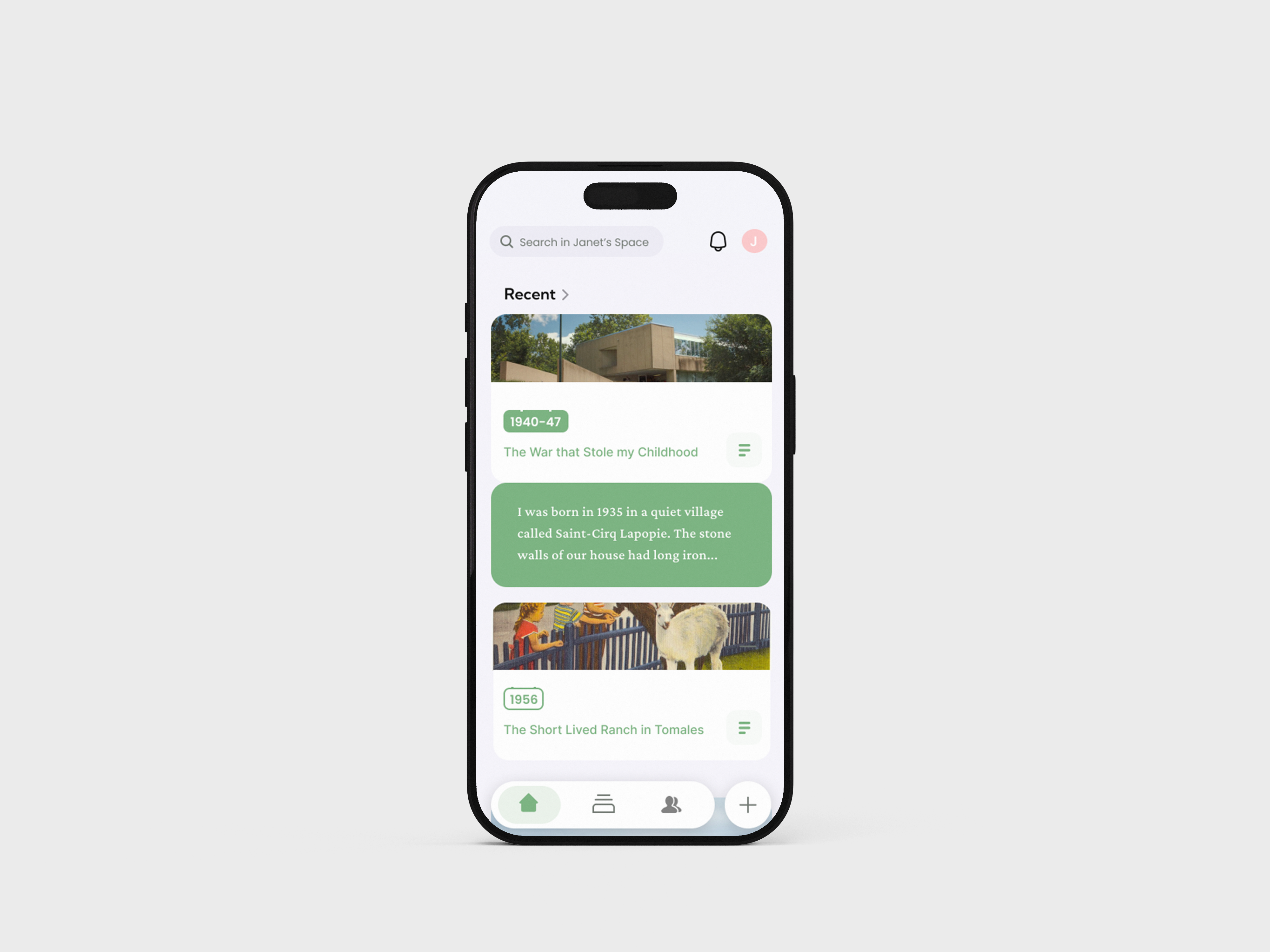 Home screen — polished onboarding state