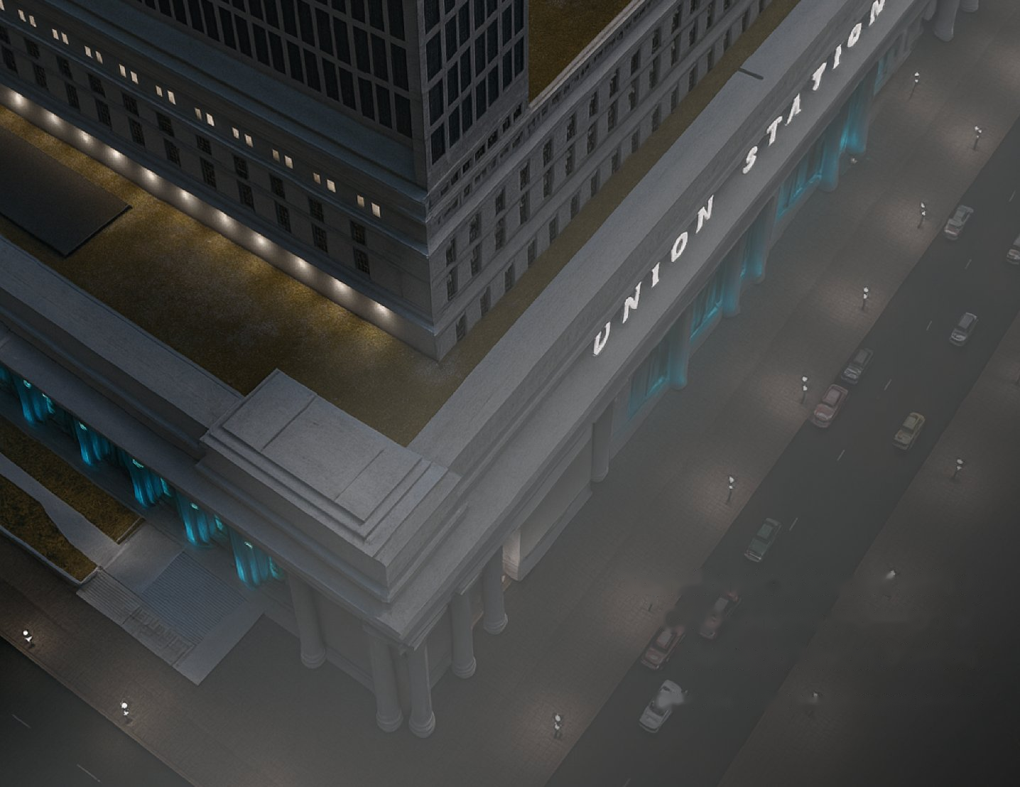 Portico modeling and motion
