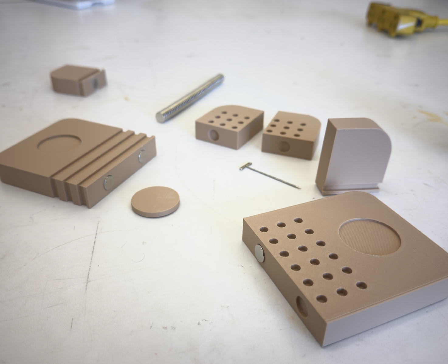 Physical prototyping models made during development