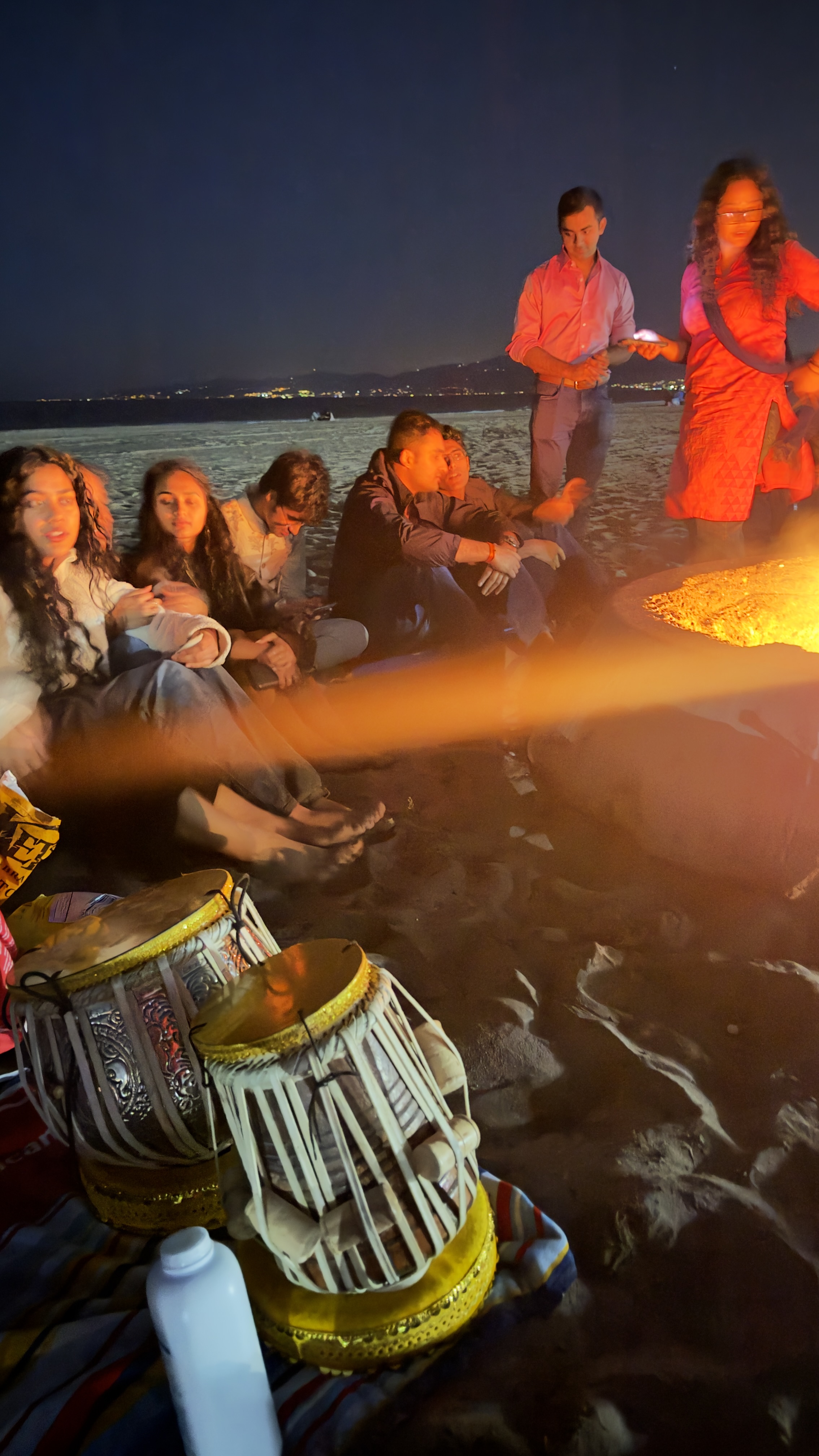 Playing tabla
