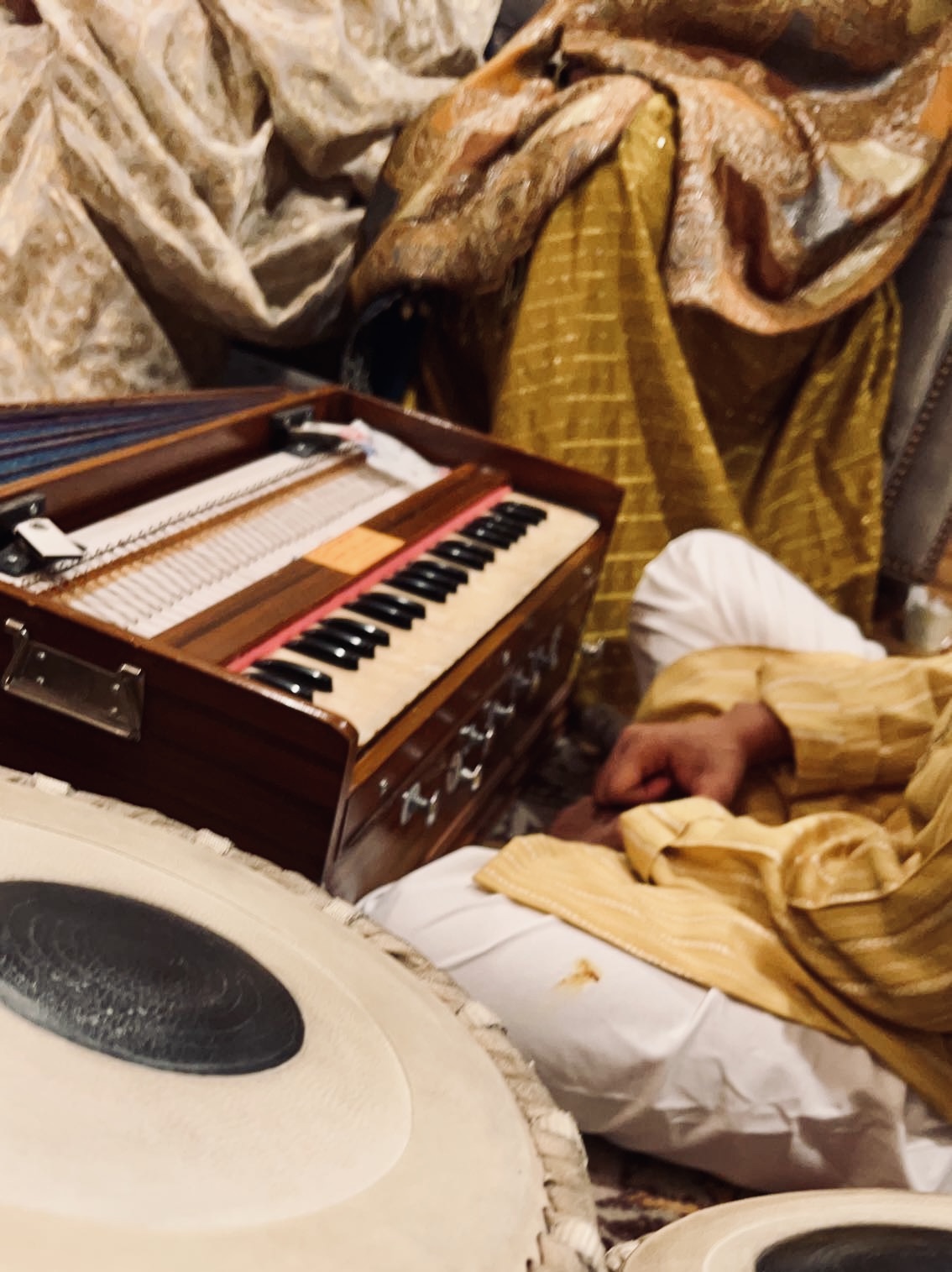 Playing tabla