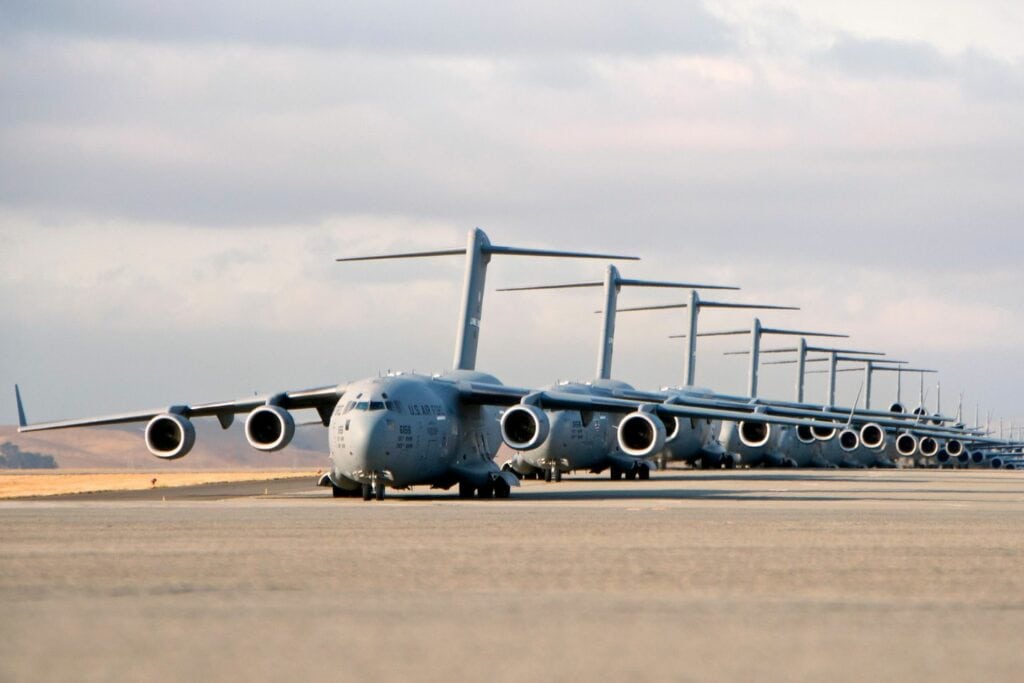 KC-46 on the flight line